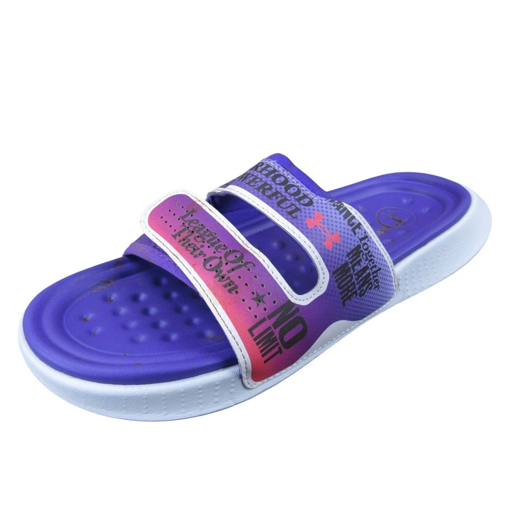 Under Armour Ansa Studio International‎ Women's 10 Purple Slide Sandals Comfort